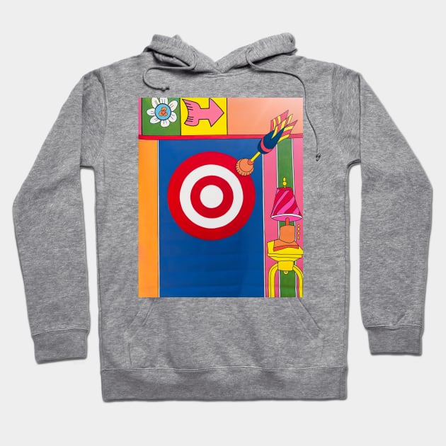 Target Cartoon Hoodie by Ideacircus